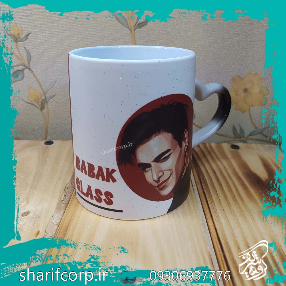 ماگ جادویی دسته قلبی اکلیلی